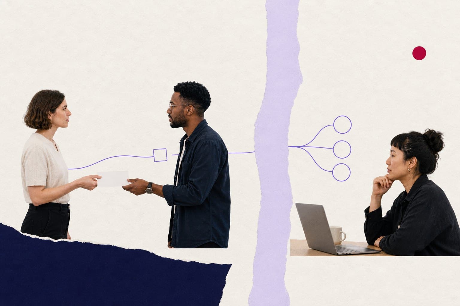 Editorial illustration of administrator controls blocked from individual responses by a fixed privacy shield